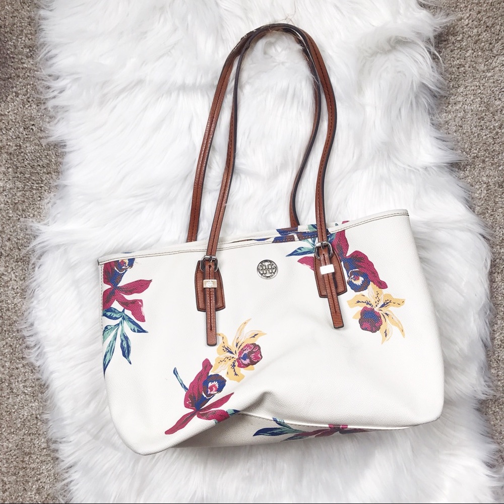 Dana Buchman floral purse